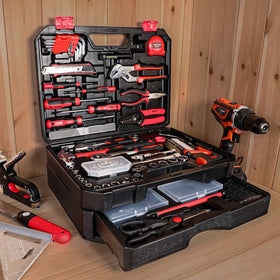 KingTool soft-grip screwdrivers offer comfortable control for precise tasks.