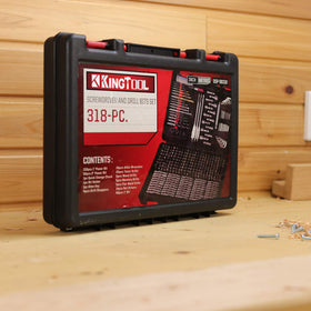 KingTool molded storage case keeps components organized and dirt-resistant