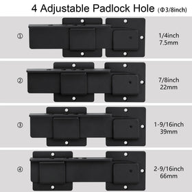 KINJOUZ adjustable latch arm enabling precise gaps on warped fences