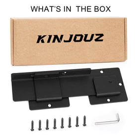 KINJOUZ easy installation with pre-aligned plates and self-tapping screws