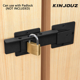 KINJOUZ latch shows four padlock holes ready for secure locking options