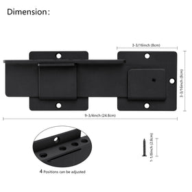 KINJOUZ weatherproof latch suitable for outdoor gates against sun and rain