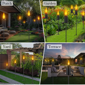 KintKita torches create cozy, festival-ready ambiance for garden parties.