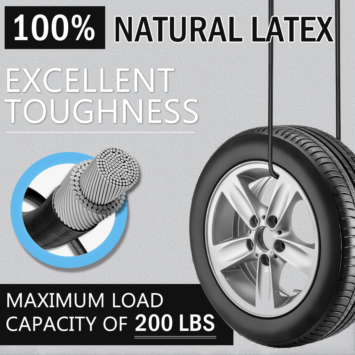 Kinzomor high tensile strength up to 200 pounds in action without slipping