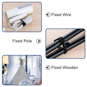 Kinzomor premium ball bungee cords enable fast setup for camping gear.