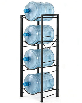 KIPHCA 5-gallon water jug holder front view for compact kitchen storage