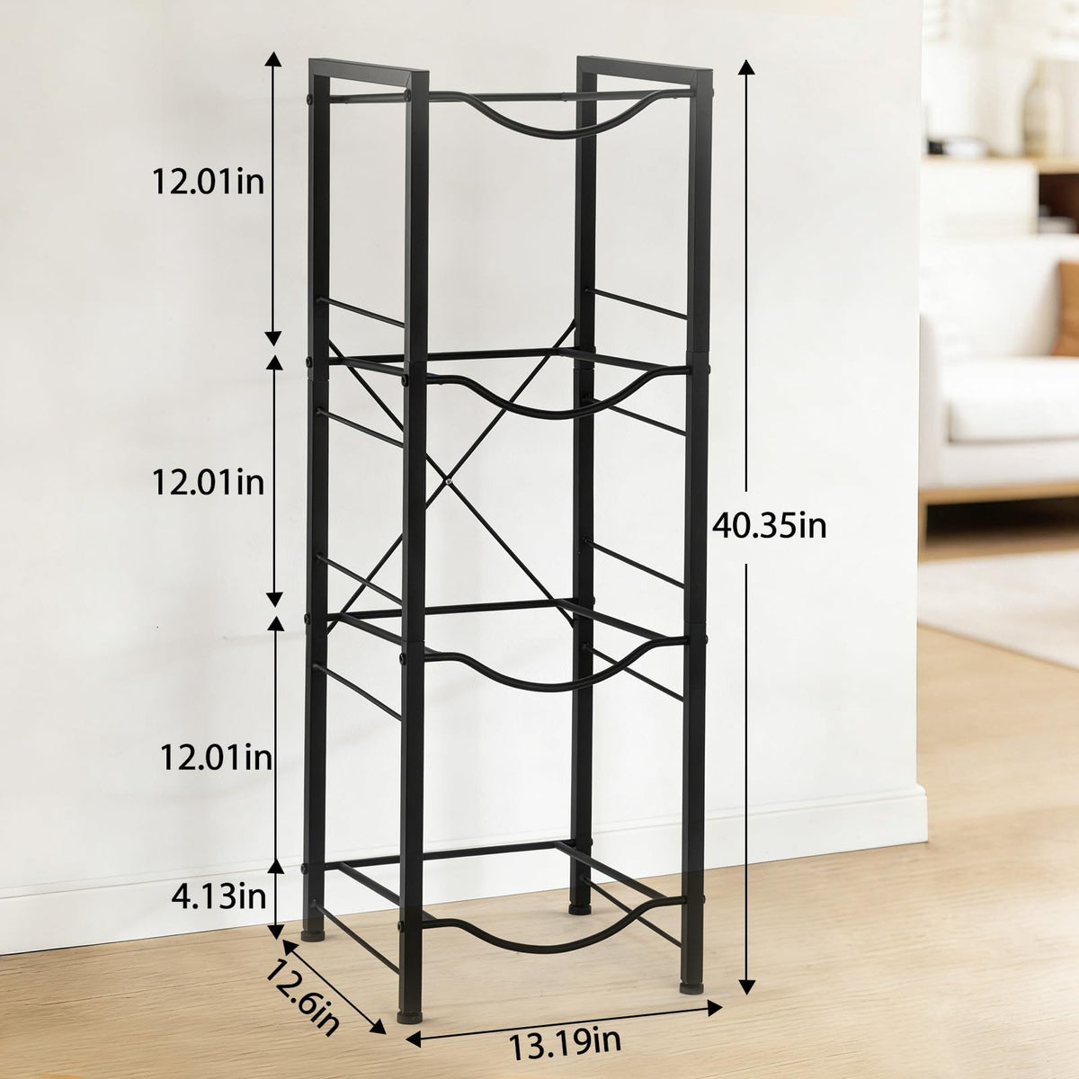 KIPHCA compact stand shown in kitchen for space efficiency