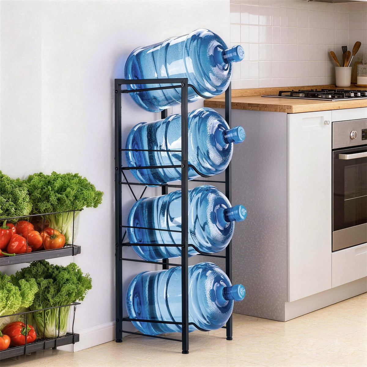 KIPHCA rust-resistant coating atop durable rack finish