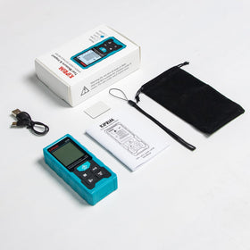 Kiprim Green Laser Distance Meter rugged housing with dust and splash resistance