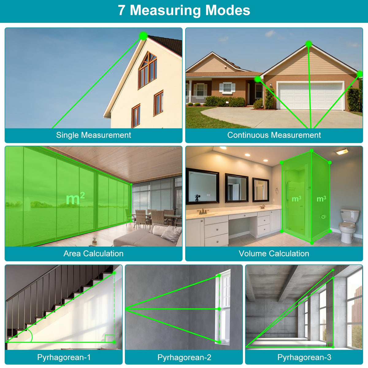 Kiprim Green Laser Distance Meter reflector plate aiding long-range stability