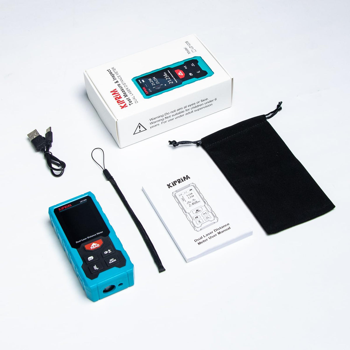 Kiprim LD120S switchable units support different measurement systems.