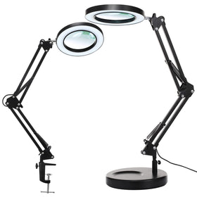 KIRKAS 10X magnifying lens delivers sharp close-up viewing for detailed work.