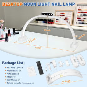 KIRKAS durable ABS and aluminum nail lamp for daily professional use