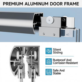 KisaTub aluminum frame offers sturdy support for a lasting enclosure.