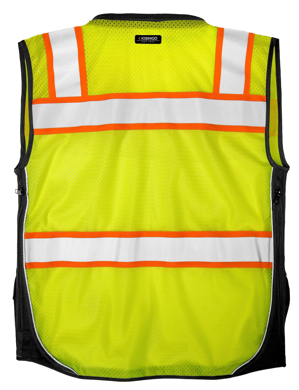 Kishigo S5002 lower front pockets provide extra storage on the job.