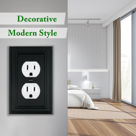 Kisrvopn decorative wall plate in a home office setting enhances style
