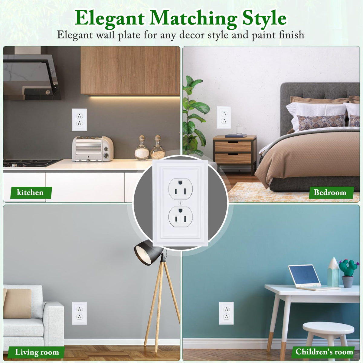 Kisrvopn eco-friendly wall plate supports sustainable home design