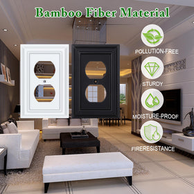 Kisrvopn range of styles fits multiple outlets and switches