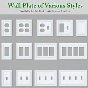 Kisrvopn wall plate with sleek lines, timeless design for offices, hotels, and homes