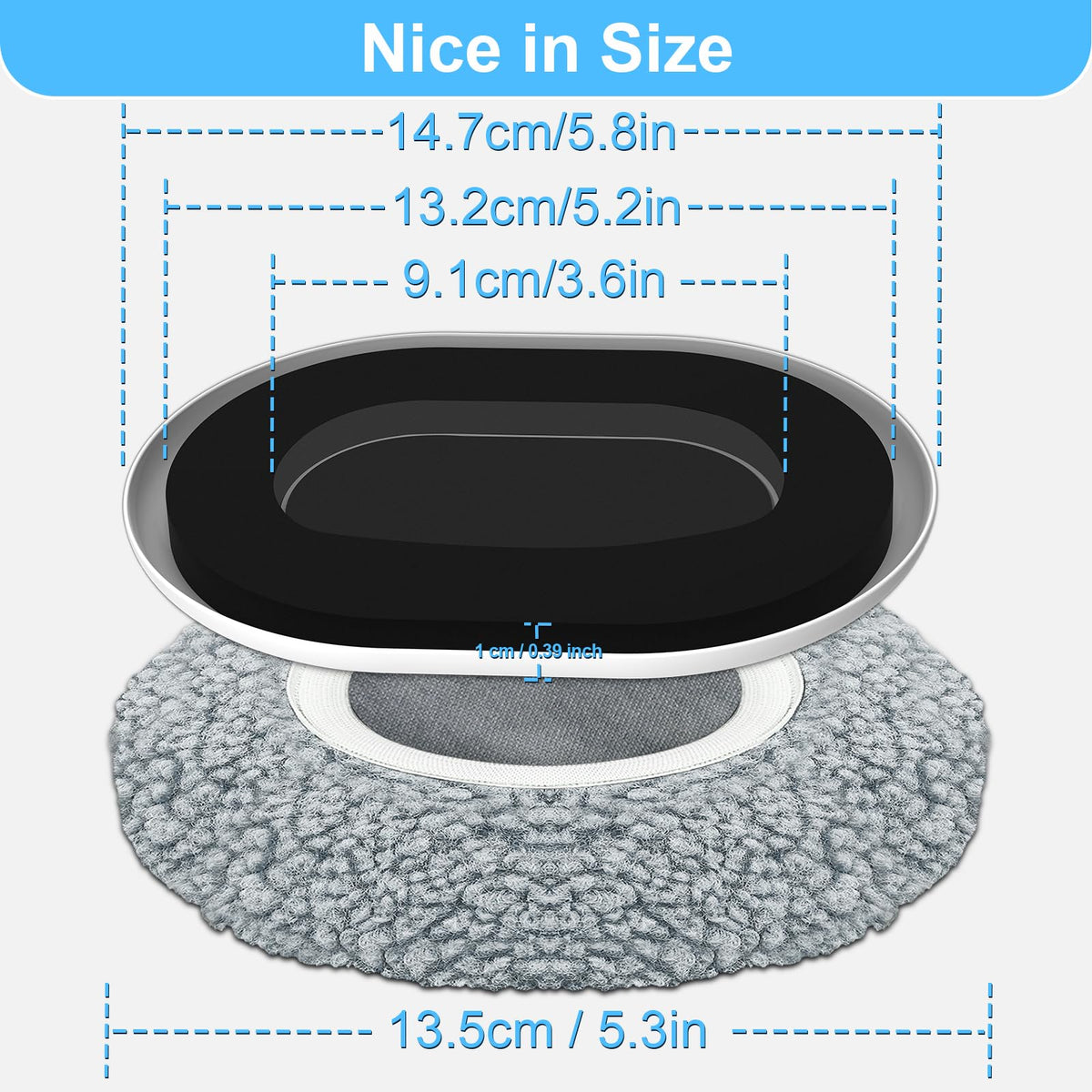 Kiss Core 2-in-1 kit slides on carpet and socks for hard floors