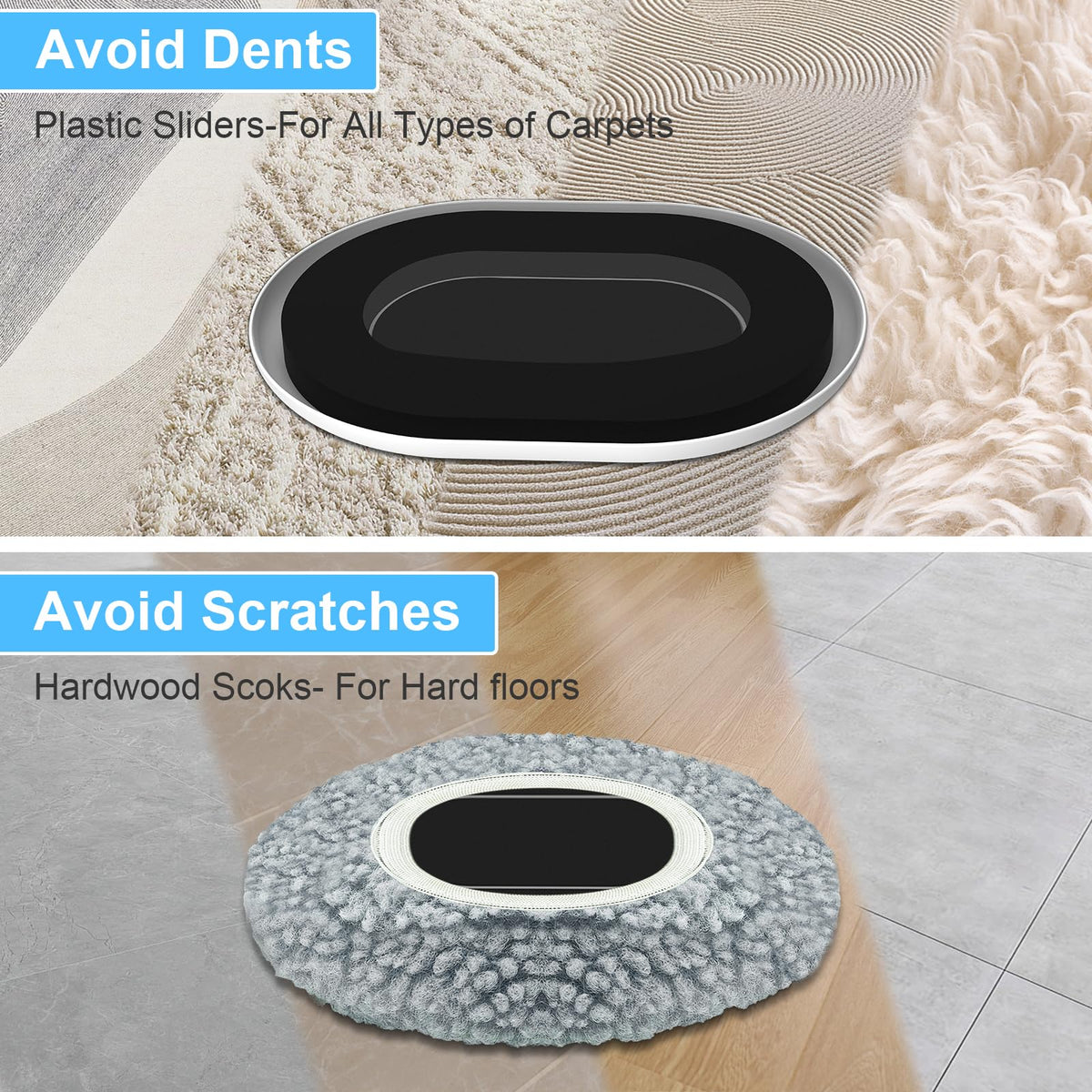 Kiss Core easy-move setup demonstrated for moving heavy furniture