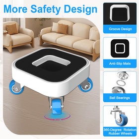 Kiss Core heavy-duty dolly supports up to 750 lb for large appliances
