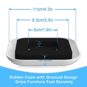 Kiss Core Sliders grooved center for better grip on heavy items.