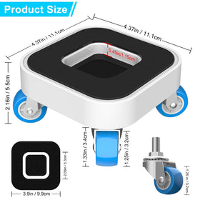 Kiss Core slider set with anti-slip pads stabilizes heavy furniture