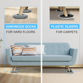 Kiss Core soft socks for hard floors enabling smooth transitions.