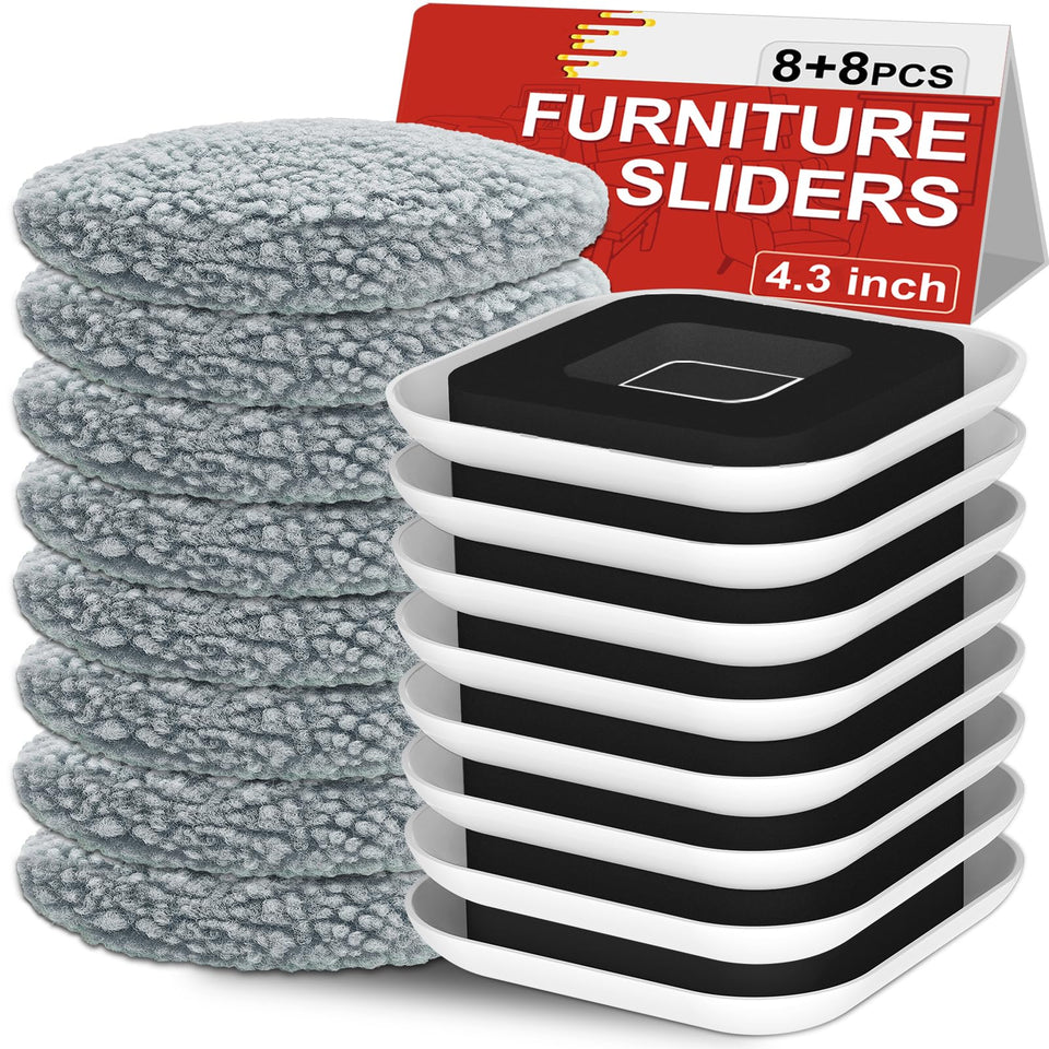 Kiss Core upgrade sliders 8x8 pack moving furniture on carpet with ease.