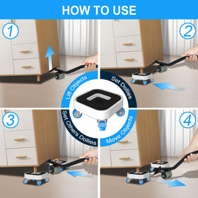 Kiss Core moving tool demonstrates safe relocation of heavy furniture