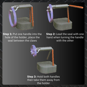 Large seal-twistor enabling confident installation in larger seals.