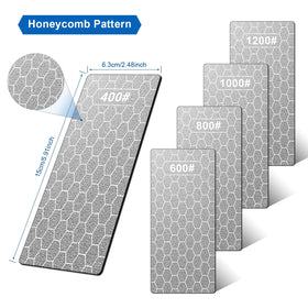KITANIS diamond sharpening stone 600 grit enables precise blade touch-ups for everyday cooks.