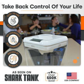 Kitchen Safe Time Lock Mini with lid closed secured for temptation control