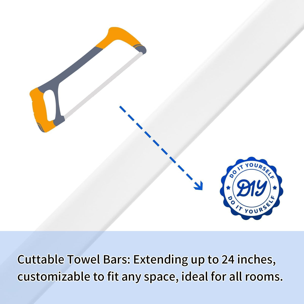 KitFit white finish adds modern, durable style to walls.