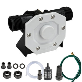 KITLUCK Hand Drill Water Pump assembly with hose and adapters for easy transfer