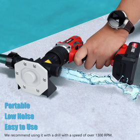 KITLUCK In-Use Drill-Pump during garden watering or car wash