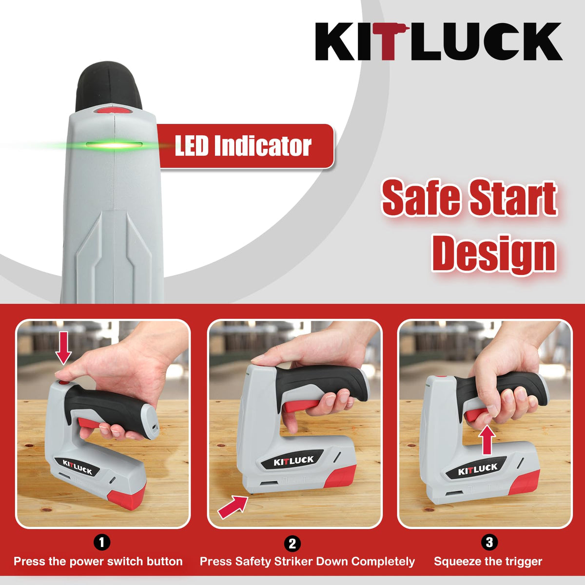 Kitluck low-noise lightweight design supports extended DIY sessions