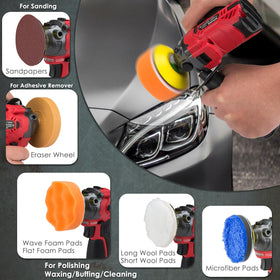 KITLUCK variable speed control for waxing, polishing, or sanding tasks.