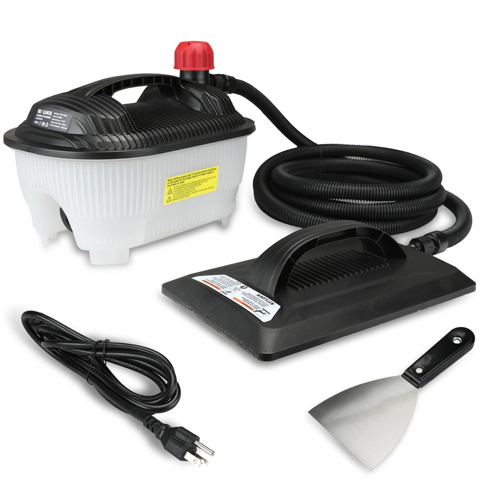 KITLUCK wallpaper steamer front view for efficient wallpaper removal and safe operation.