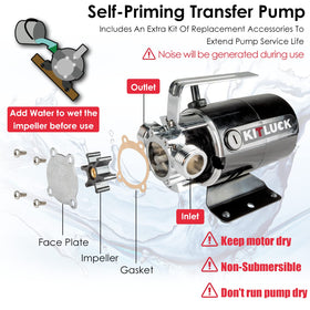 KITLUCK water suction strainer filters debris during transfer