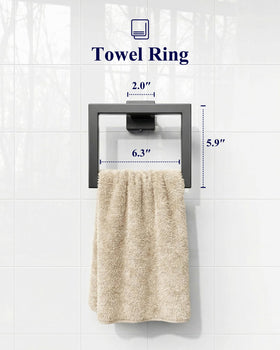 Kitsure toilet paper holder in matte black, keeps essentials within easy reach.