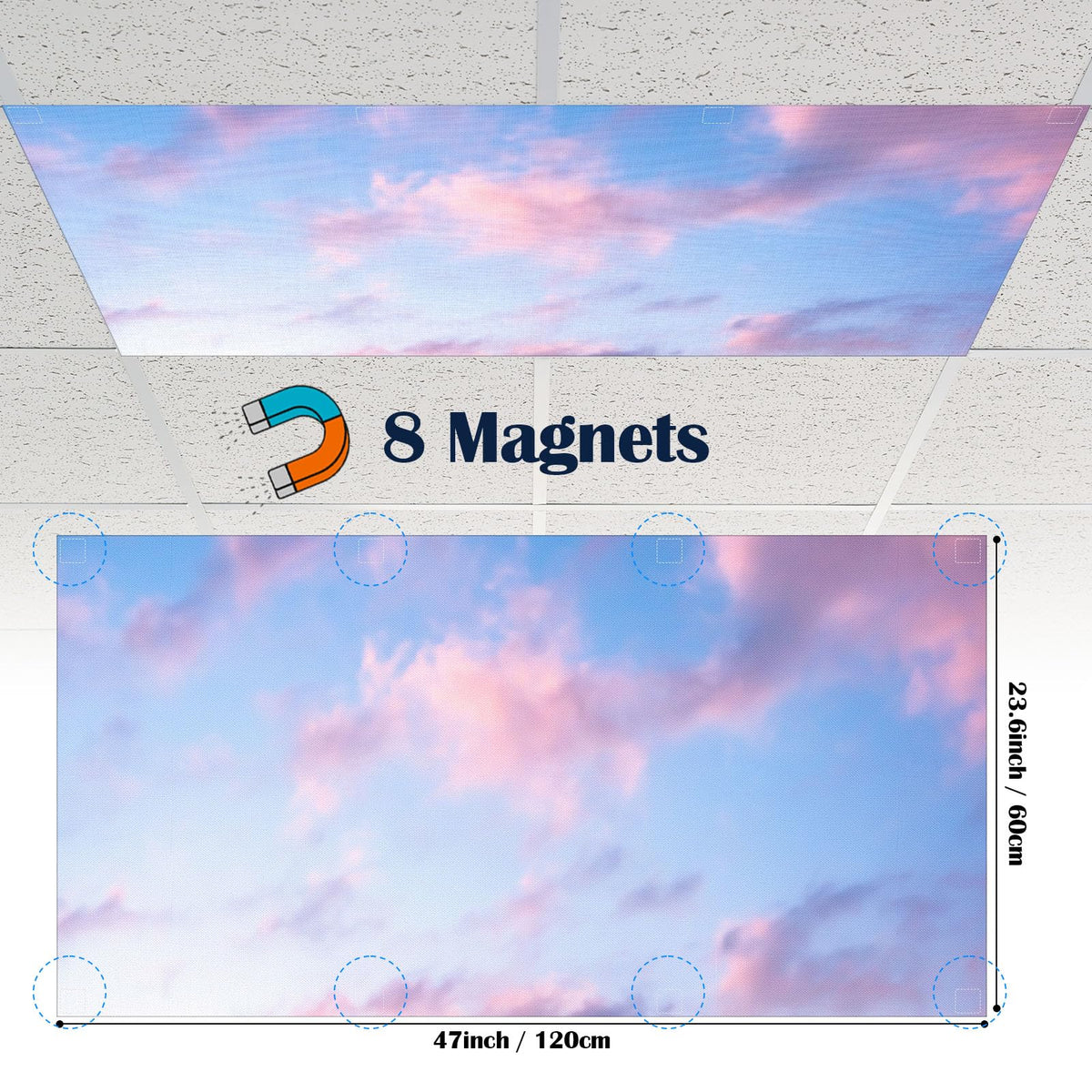 Kittmip magnets close-up shows secure mounting for long-lasting filters.