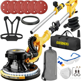 Kitvance drywall sander with dust seal for a cleaner workspace
