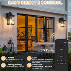 KiwiLusam dusk-to-dawn outdoor light automatically illuminates at dusk and saves energy.