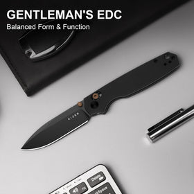 Kizer Pokiman CD knife with black PVD blade finish