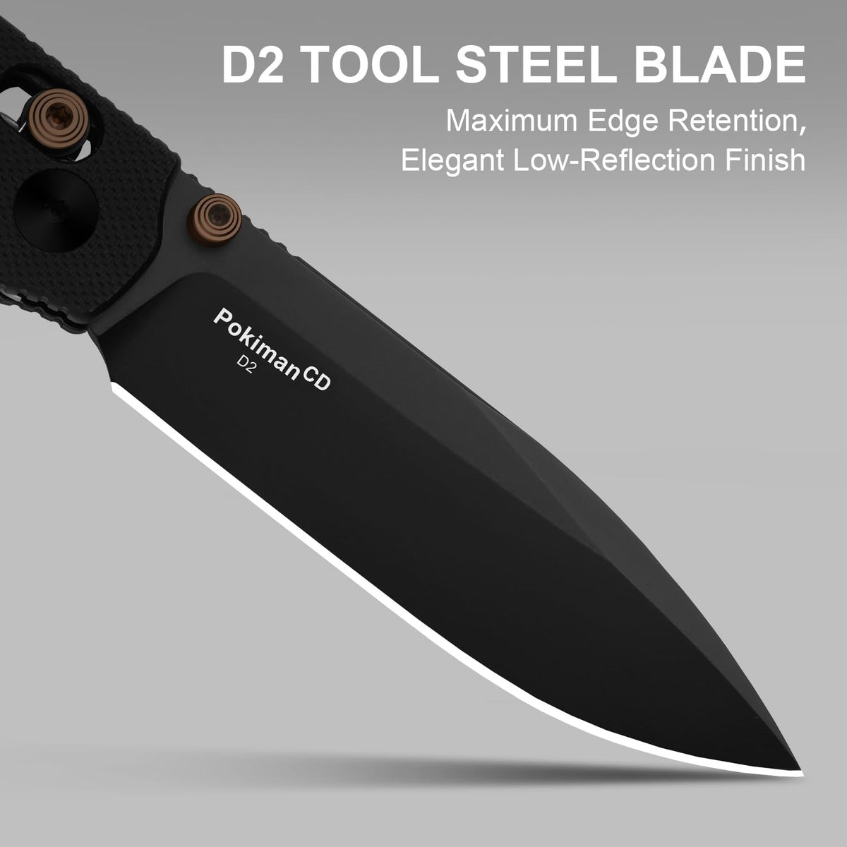 Kizer Pokiman CD finger choil detail for precise control