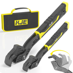 KJE 8-inch self-adjusting wrench with jaw opening for quick pipe work