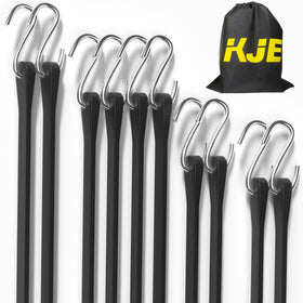 KJE bungee cords 10-pack overview showing bundled set for versatile securing