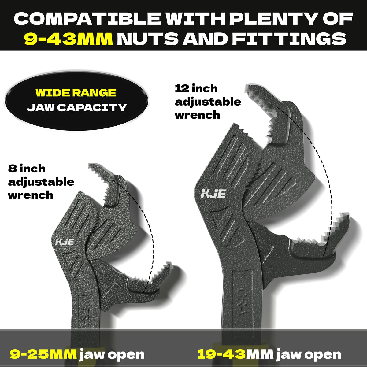 KJE canvas storage bag keeps wrenches organized for home projects